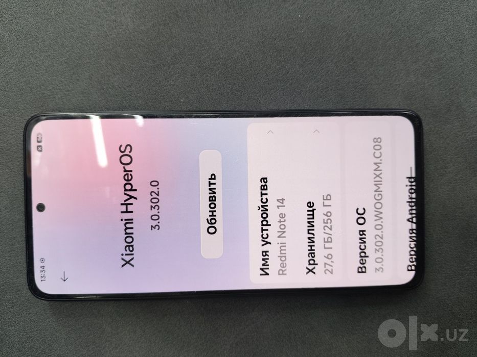 Redmi Note 14 xotrasi 8.256gb