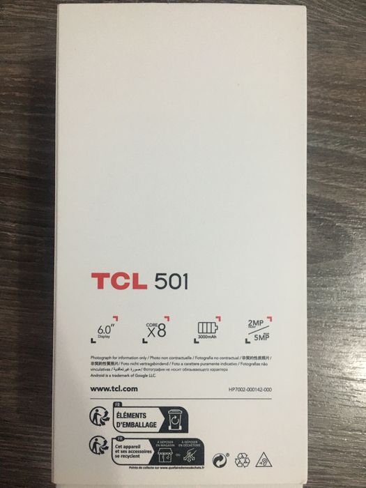 Telefon TCL 501, 2 GB RAM, 32 GB, 4G, Prime Black