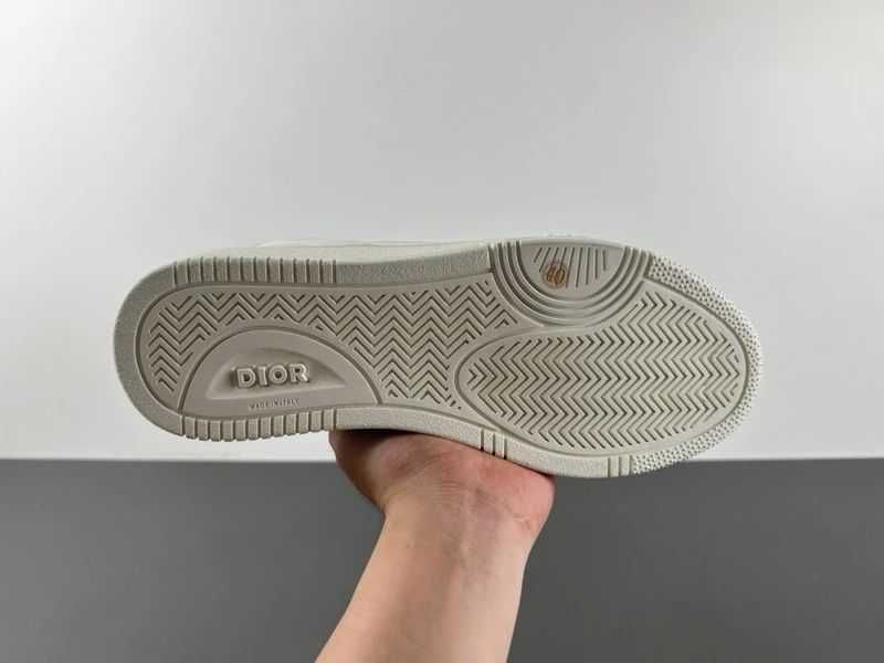 Dior B27 Low-Top White Calfskin