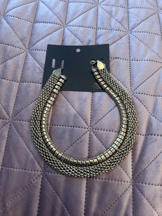 Vand  colier shiny gold otel inoxidabil