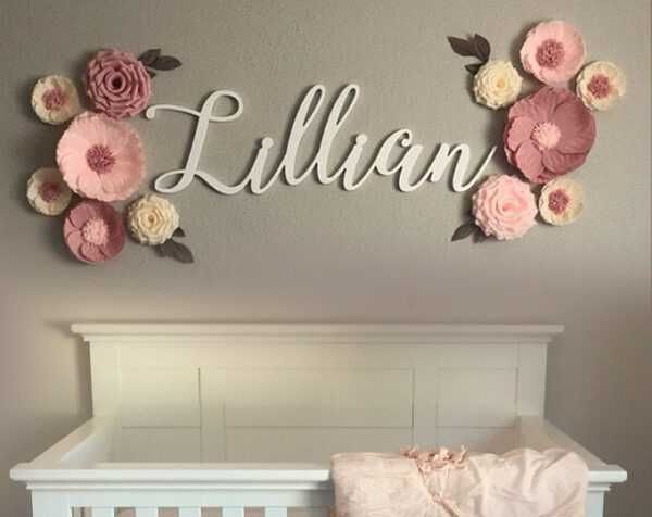 Nume personalizat din lemn