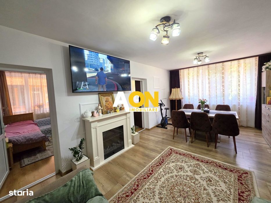 Apartament 3 camere, 2 balcoane, decomandat, mobilat, utilat, Ampoi 3