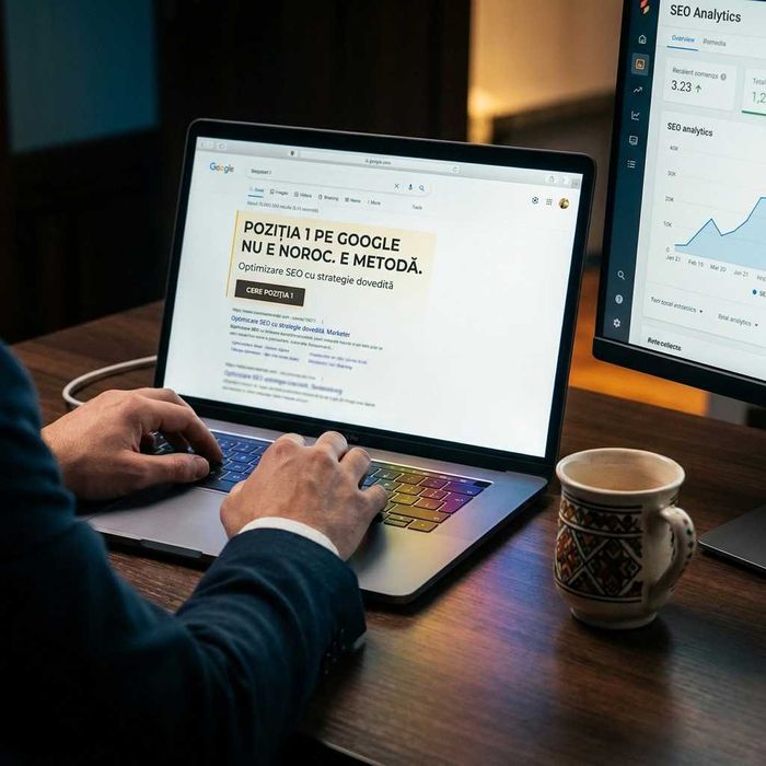 Creează-ți site-ul web și campanii Google, Facebook, TikTok pentru afacerea ta!