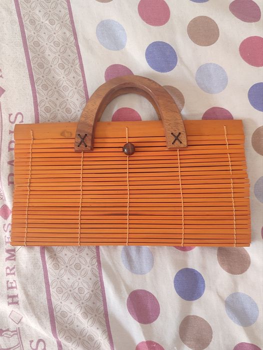 Винтажная сумка из дерева