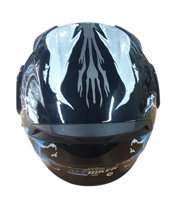 Каска №3896-2 BL/XL Модулна Bluetooth мотоциклетна каска