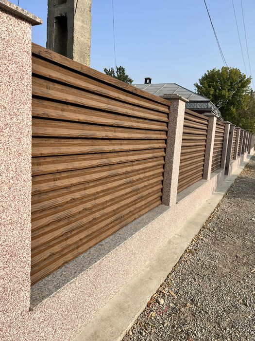 Gard Luvru PLUS, tip jaluzea culoare grande mat, grosime 0.5mm