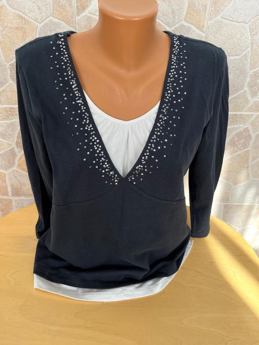 Bluza dama SONOMA bumbac bleumarin  inchis