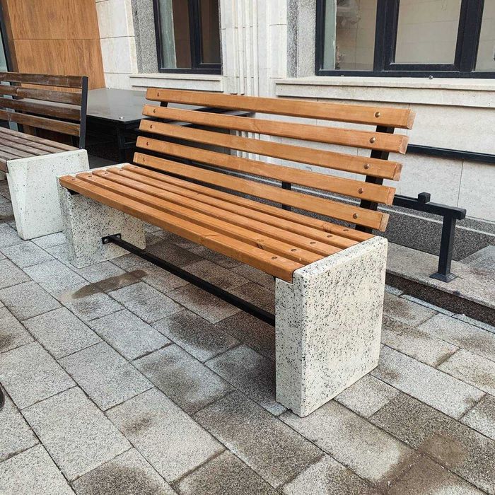 Скамейка Уличная бетонная Мраморная Skameka beton mramor urna gultuvak