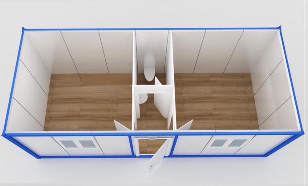 Павилион Сглобяема къща 30кв.м Контейнер за живеене 10/3м Лизинг