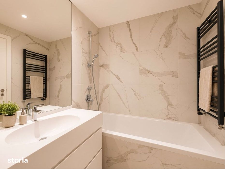 Apartament luminos cu 3 camere și terasă | One Herăstrău Towers