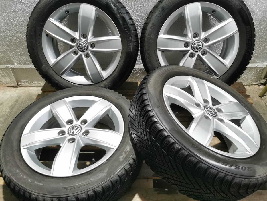 Jante Originale Vw Golf 7 / Golf 8. R 16 cu anvelope de iarna