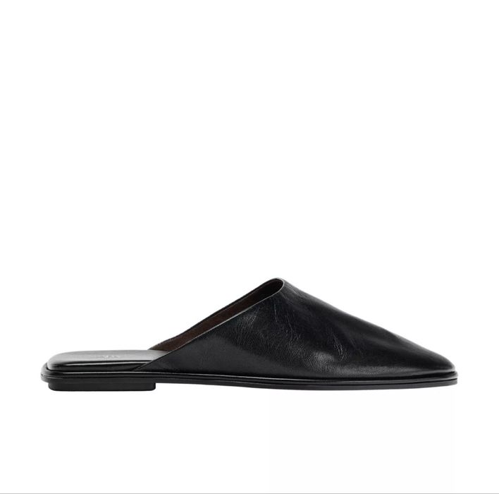 Кожени mules Zara