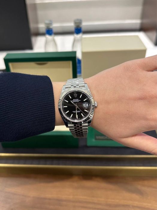 Rolex Datejust 41mm Steel and White Gold 126334 Black