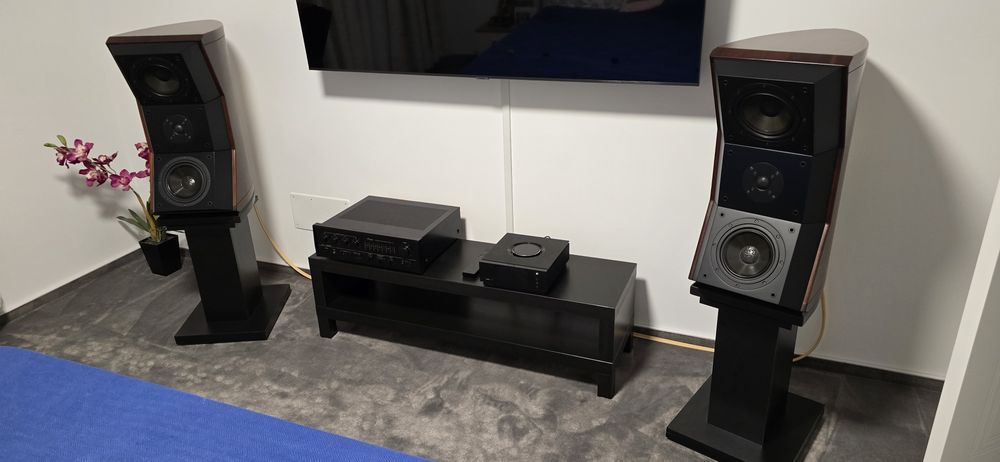 Naim Uniti Atom + Accuphase E-206 + Boxe Compass D-777 + Cabluri Van d