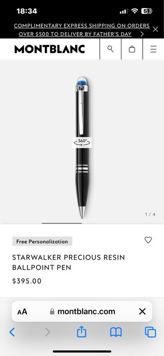 Продается набор Mont Blanc