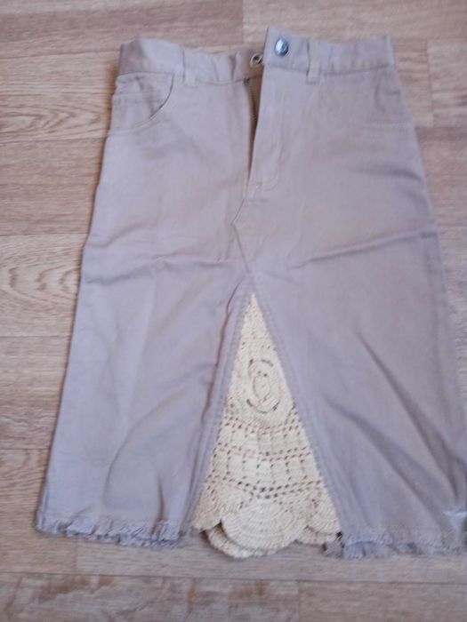 Юбка джинсовая на девочку 5-6 лет, новая, с этикеткой