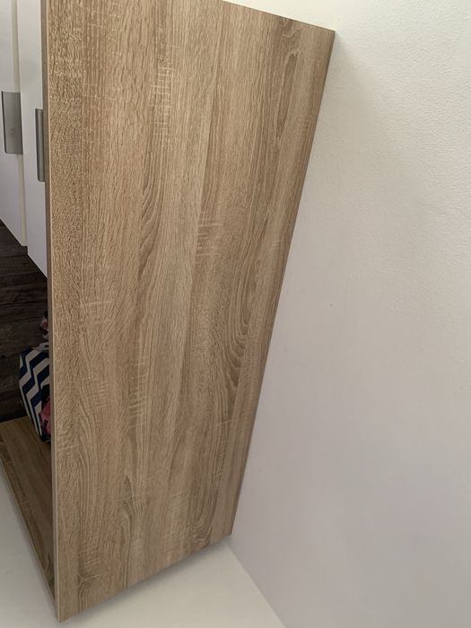 Masă de machiaj / birou compact stejar sonoma – stare impecabilă