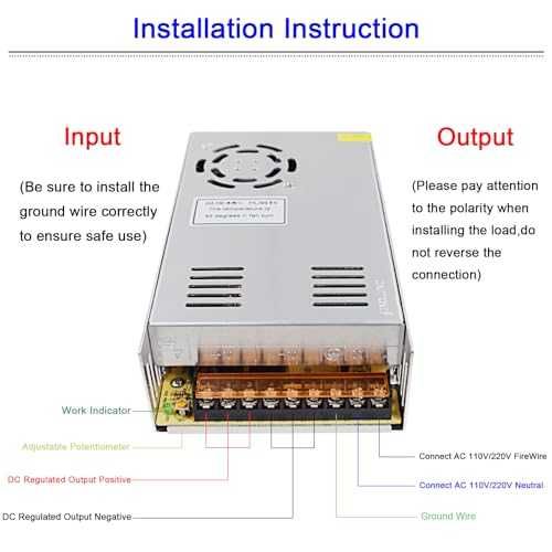 Импулсно захранване 36V 10A 360W за LED ленти
