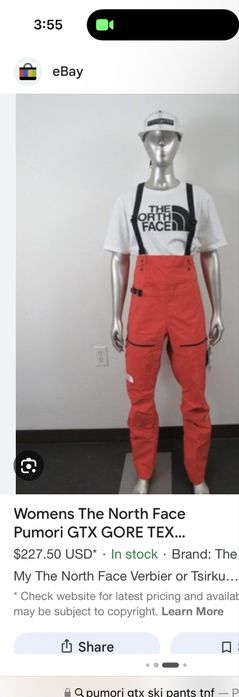 The North Face GORE TEX гащеризон за ски/сноуборд S/XS