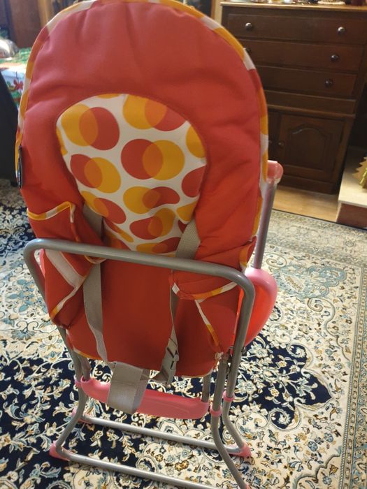 Vand scaun de masa roz pliabil pentru fetite Bertoni