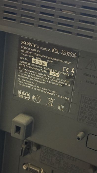 Продам телевизор Sony Kdl-32u2530