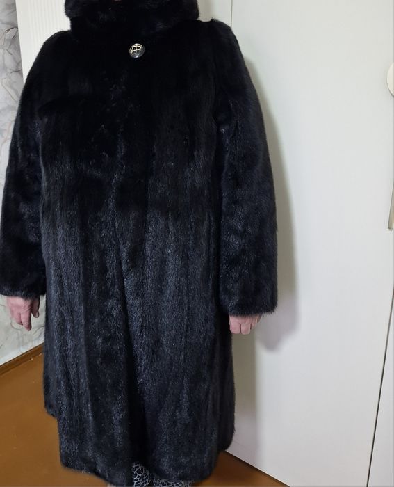 Шуба норковая длинная