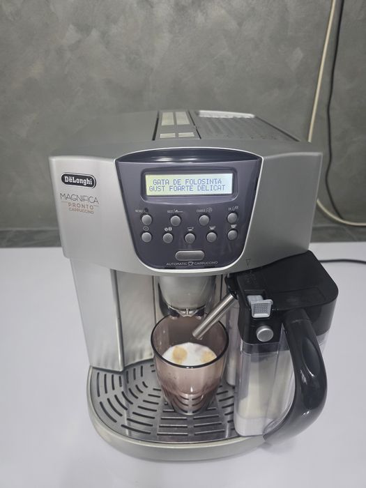 Aparat cafea espressor expresor De'Longhi plus cana  latte macchiato
