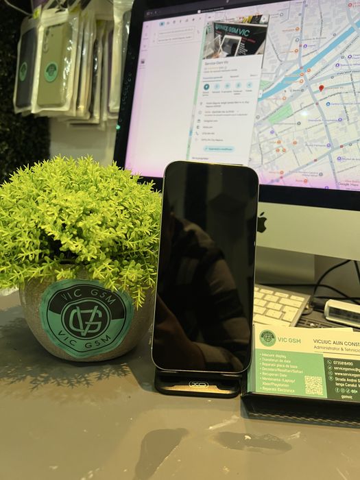 Magazin Vindem Iphone 16 Pro Max 256 GB White Titan 100% Baterie