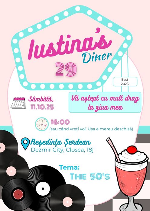 Creație digitală - cărți de vizită, invitații, postere, etc