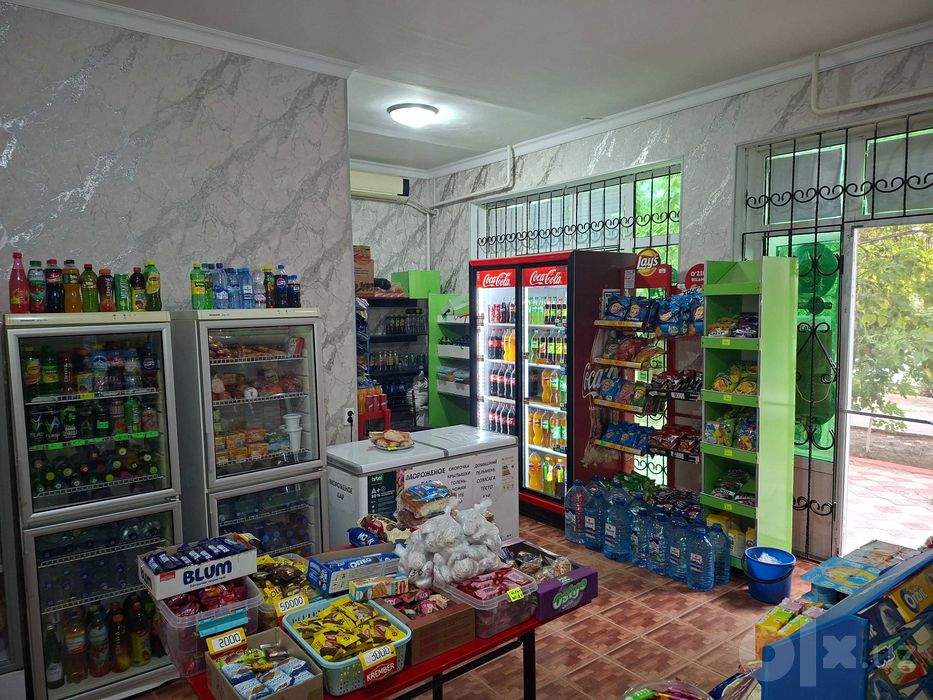 магазин продуктов,  1 комнатная квартира