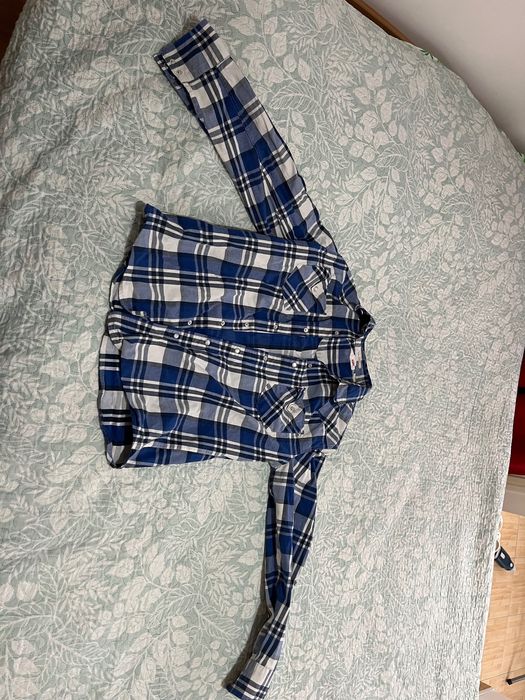 Cămașă bărbați Levi’s, mărimea M, în carouri, bumbac 100%