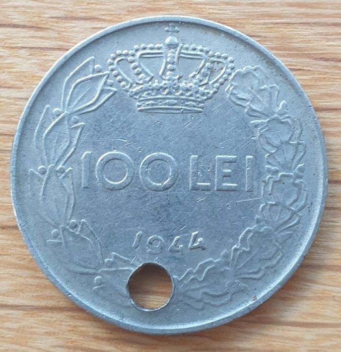 Monezi Mihai I Regele Romanilor de 100 lei, din anii 1943 si 1944