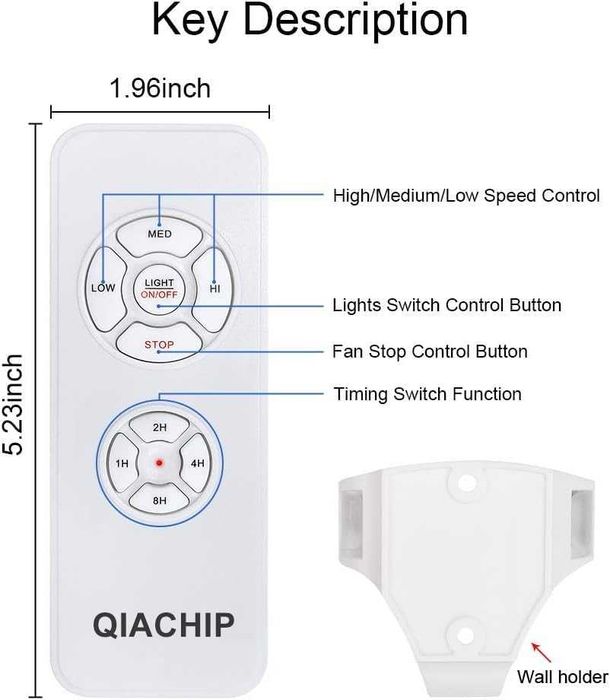 Комплект за  дистанционно управление за таванен вентилатор  3 в 1