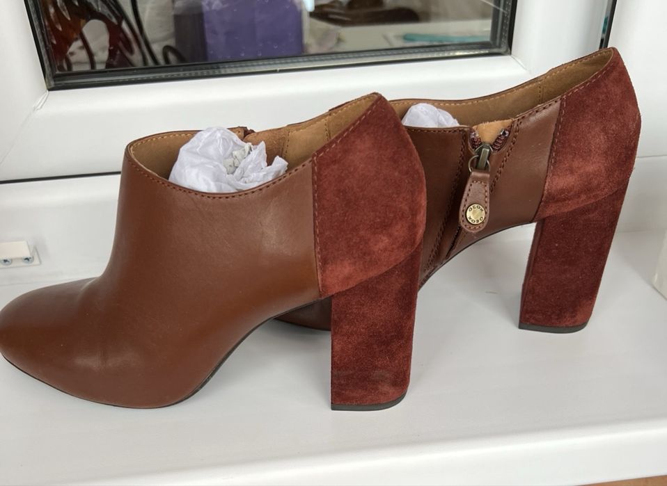 Ботинки. туфли кожаные