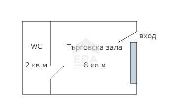 Партерен магазин за продажба, в тухлена сграда, с лице на главна оживе