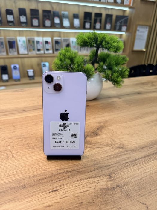 ‼️iPhone 14 Purple 128Gb - Garantie