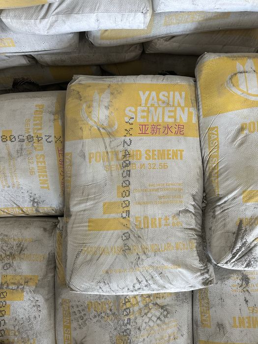 Yasin sement bizda 550+ va 450+ markalar bor, Bepul dastavka