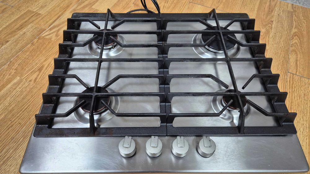 PACHET Cuptor incorporabil Electrolux + plita gaz Electrolux, inox, stare foarte buna