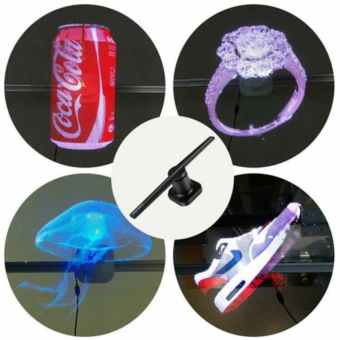 Аренда голографических 3D вентиляторов (LED-экранов) большой 65 см
