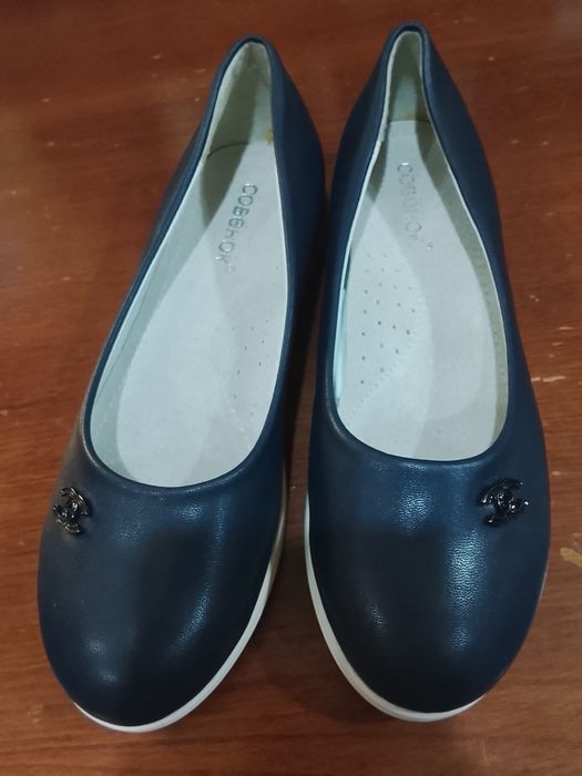 Балетки на платформе