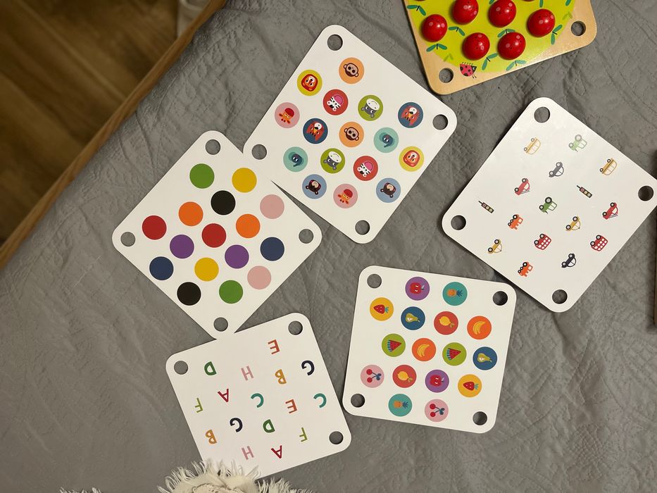 Детска дървена  memory игра, 3+