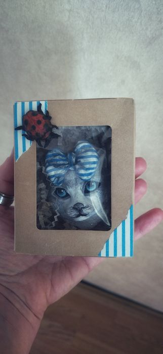 Брошь Кошка Лу-Лу