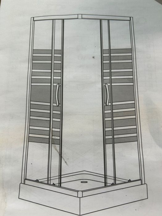 Vând uși  pentru cabină de duș, și panou lateral +accesori