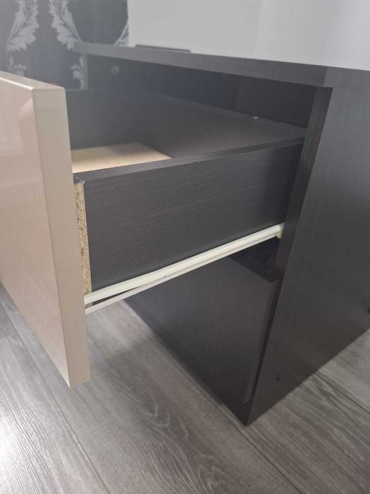 Noptiere wenge/cappuccino