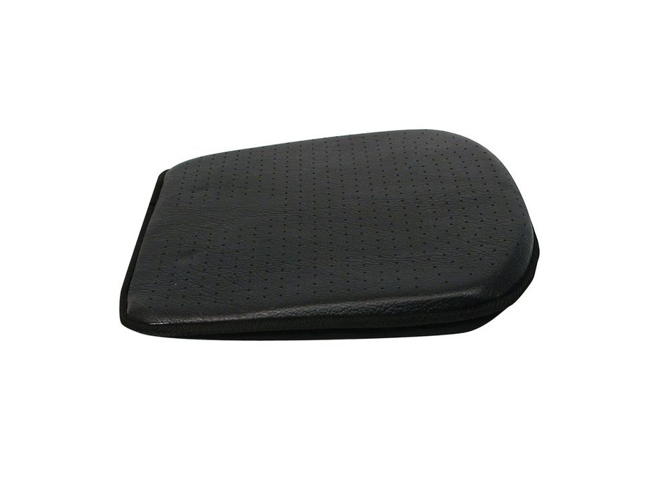 Perna scaun auto Carpoint pentru sezut, acoperita cu piele sintetica, neagra, 40x40 cm, inaltime maxima 6,5 cm