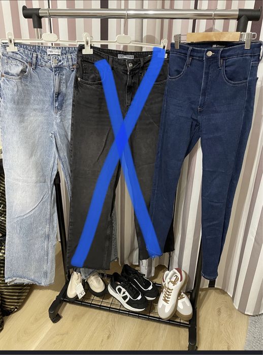 Кожени панталони Зара, Манго