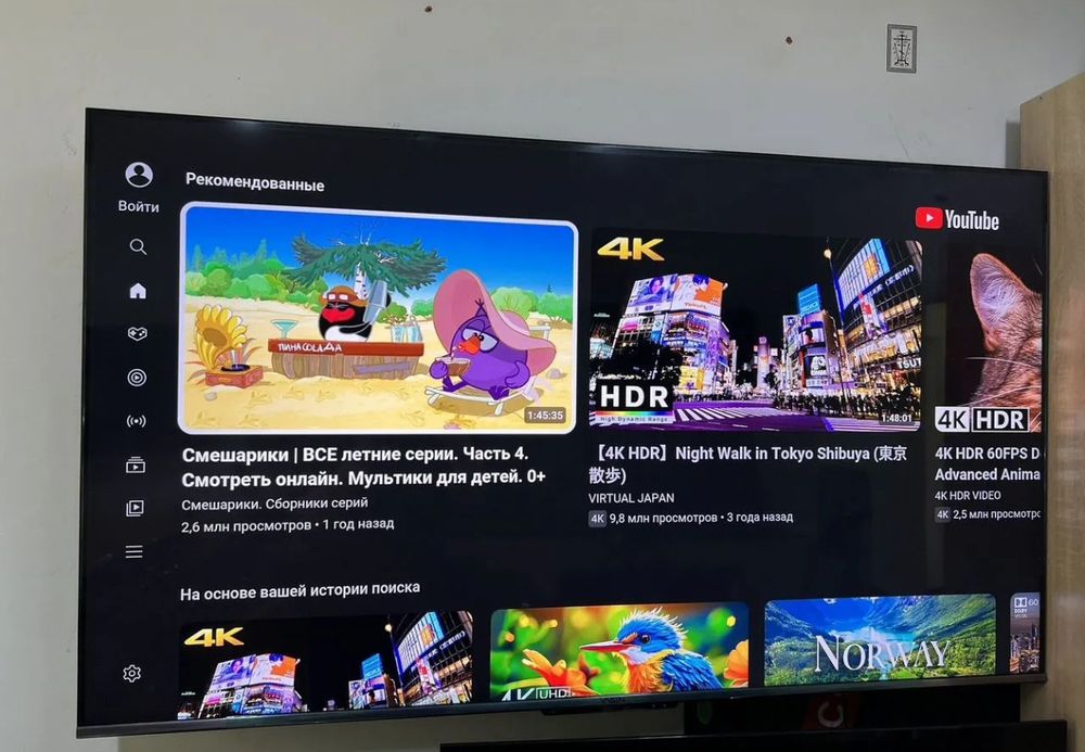 Yasin 165 см 4K smart tv телевизор
