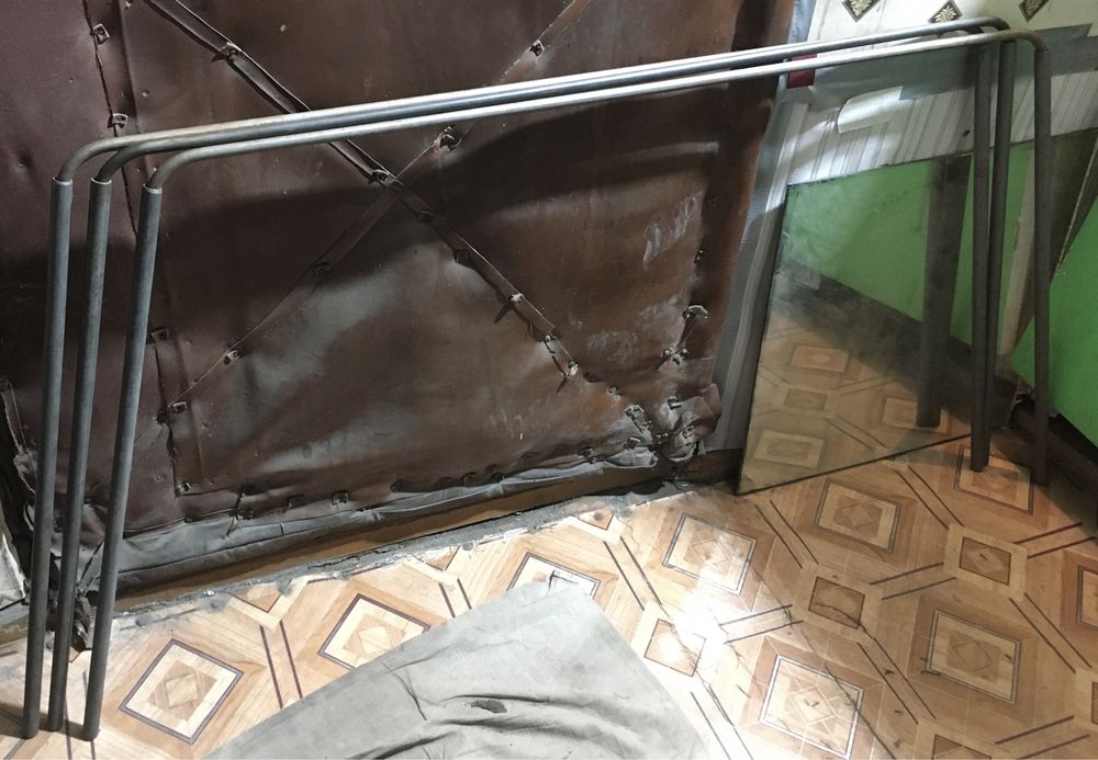 Тент с каркасом на Муравей. Синий