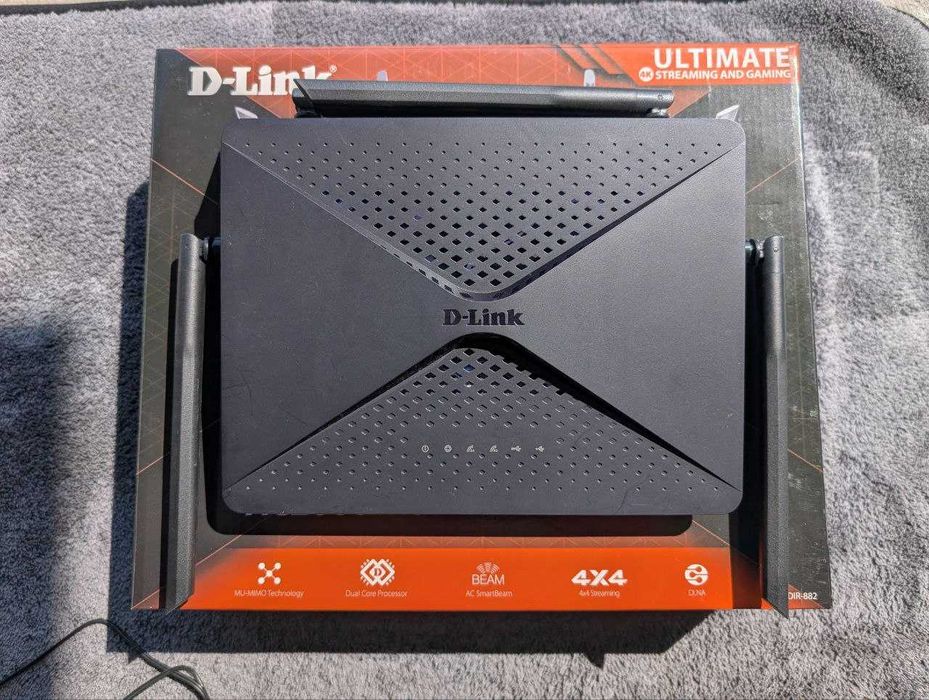 Router Gigabit D-LINK DIR-882 EXO AC2600, Dual Band 800 + 1733 Mbps