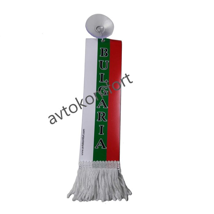 Флагчета Знамена За Предно Стъкло С Вендузи Вакуми За Залепване